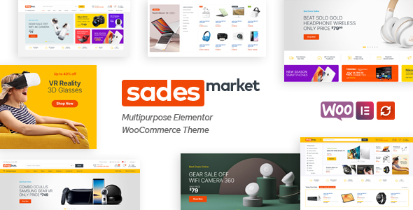 SadesMarket-多用途WordPress主题