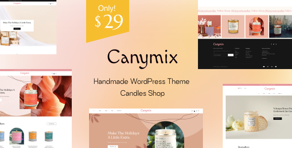 Canymix-蜡烛手工店WordPress WooCommerce主题