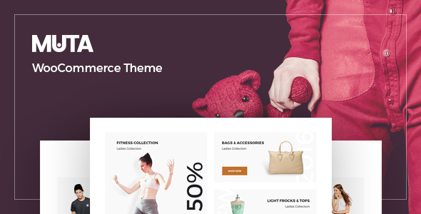 Muta-干净，多用途响应WooCommerce WP主题