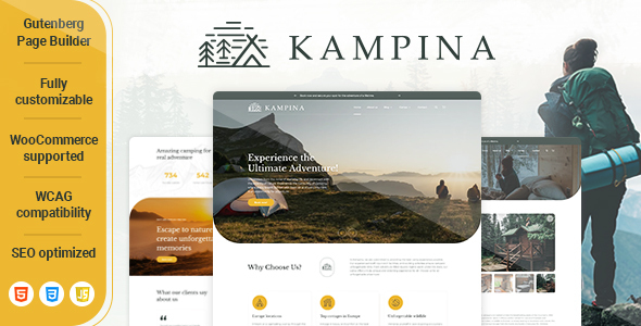 Kampina–露营WooCommerce WordPress主题