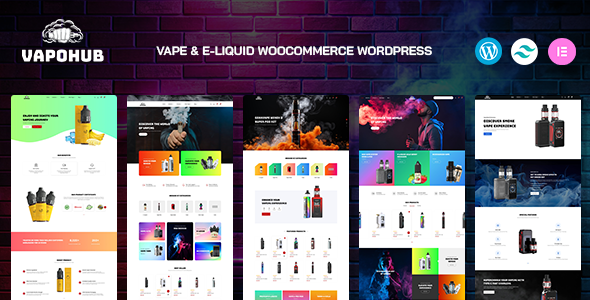 Vapohub-电子烟和电子液体WooCommerce主题