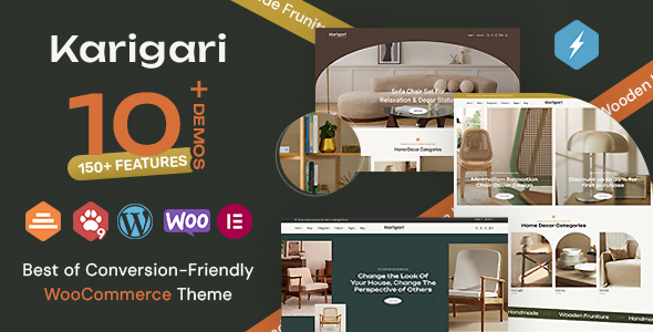 Karigari-专业家具和家居装饰WooCommerce主题