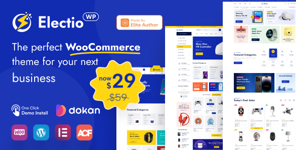 电子和小工具商店WooCommerce主题
