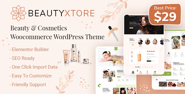 BeautyXtore-美容化妆品Woocommerce WordPress主题