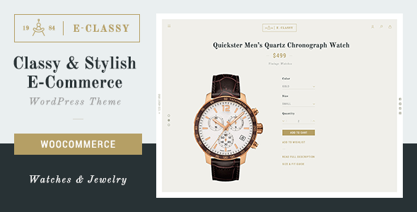 eClassy-电子商务Classy Pro WordPress主题