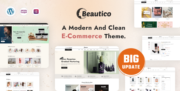 Beautico-美容化妆品店WordPress主题