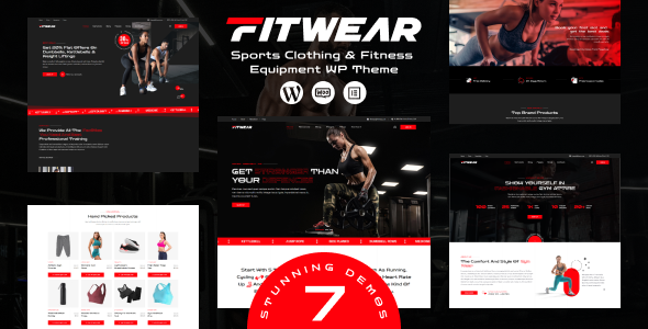 Fitwear-健身房，健身WordPress主题