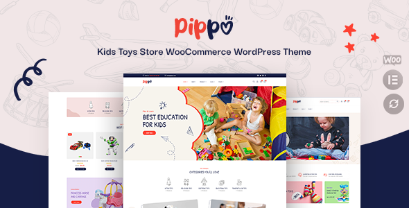 Pippo-儿童玩具商店WooCommerce WordPress主题