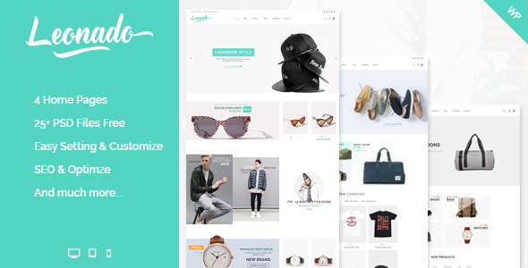 Leonado-多概念WooCommerce WordPress主题