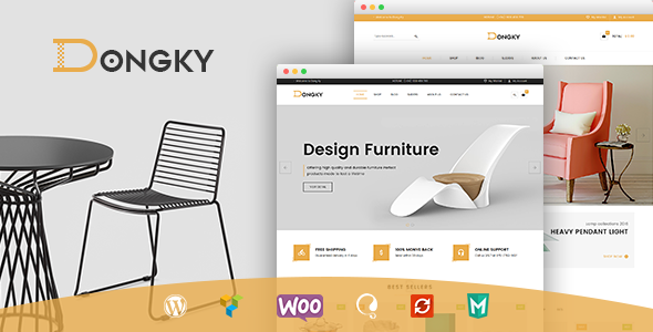 VG Dongky-简洁且极简的WooCommerce WordPress主题