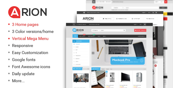 Arion-响应式多用途WordPress主题