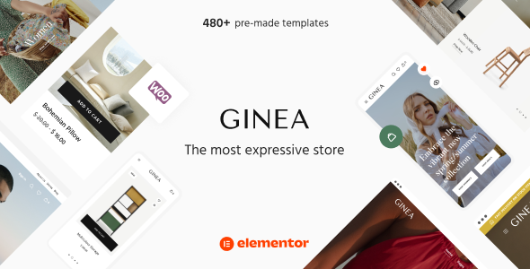 Ginea-家具与时尚WordPress和WooCommerce主题