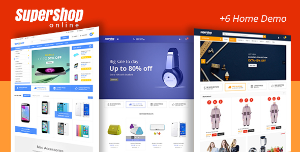 超级商店-市场商店RTL响应WooCommerce WordPress主题