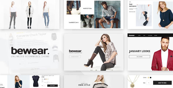 Bewear-时尚画册WooCommerce主题