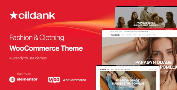 Cildank-时尚服装店WooCommerce主题