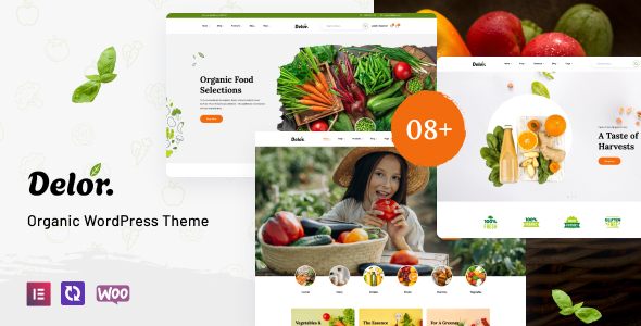 Delor–有机食品店WordPress主题