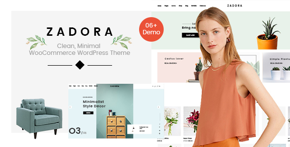 Zadora-简洁、极简的WooCommerce WordPress主题