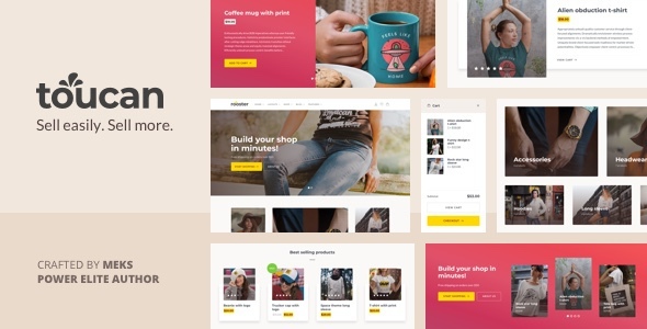 Toucan-WordPress商店的WooCommerce主题