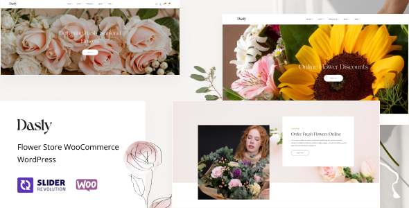 Dasly–花店WooCommerce WordPress主题