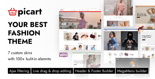 Picart-时尚商店WordPress WooCommerce主题