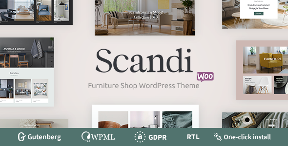 Scandi-家具店和家居装饰店WooCommerce主题