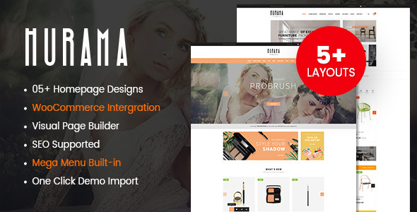 Hurama-多用途WooCommerce WordPress主题