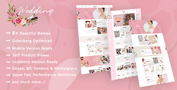 婚礼商店|爱天堂WooCommerce WordPress主题
