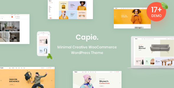 Capie-最小创意WooCommerce WordPress主题