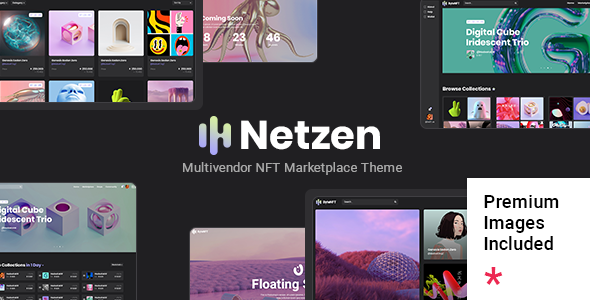 Netzen-多供应商NFT市场WordPress主题