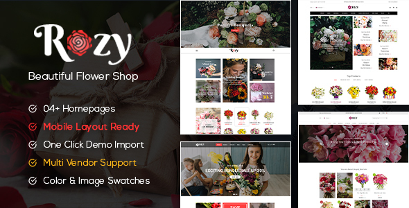 Rozy-花店WooCommerce WordPress主题（4+索引+移动布局就绪）