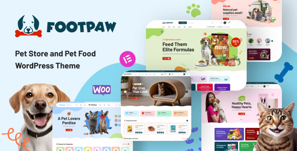 FootPaw-宠物店WordPress主题