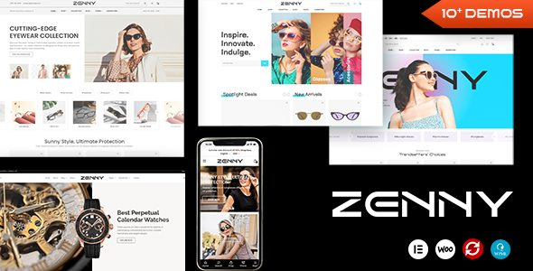 Zenny-珠宝、手表和眼镜Elementor WooCommerce WordPress主题