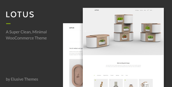 Lotus-现代简约WordPress WooCommerce主题