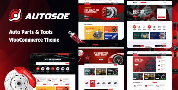 Autosoe-汽车零部件WooCommerce WordPress主题