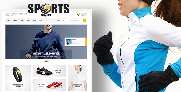 体育商店WooCommerce WordPress主题