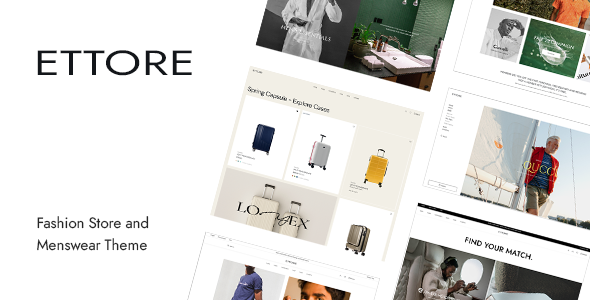 Ettore-时尚商店和男装WooCommerce WordPress主题