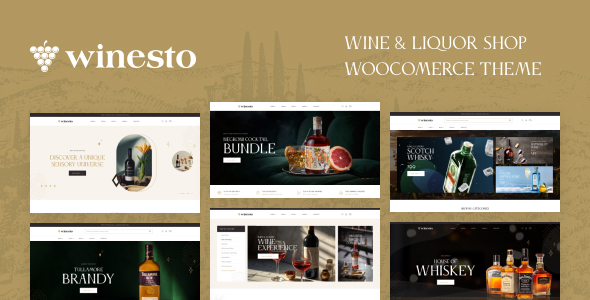 Winesto-葡萄酒和烈酒商店WooCommerce主题