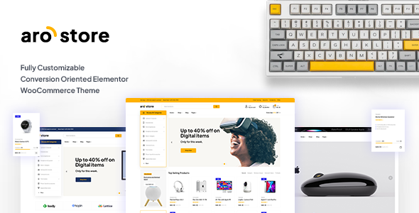 Arostore–电子商店WooCommerce WordPress主题