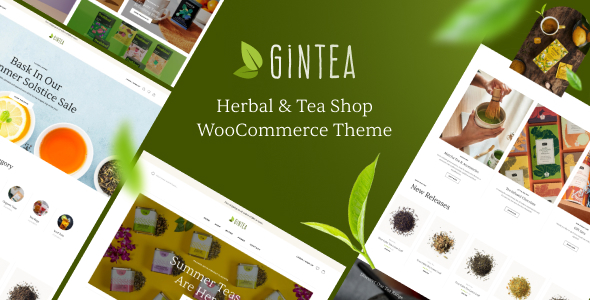 GinTea-凉茶店WooCommerce主题
