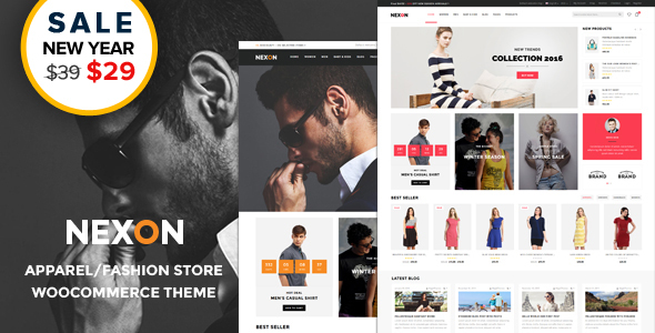 Nexon-服装店多用途响应式WooCommerce WordPress主题