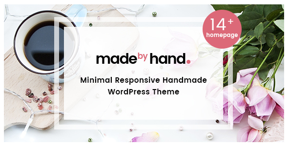 MadebyHand-最小的手工电子商务WordPress主题