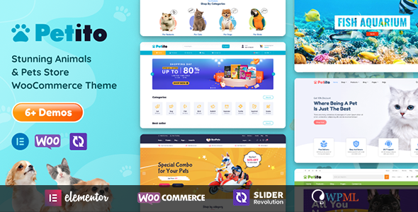 Petito-动物和宠物商店WooCommerce主题