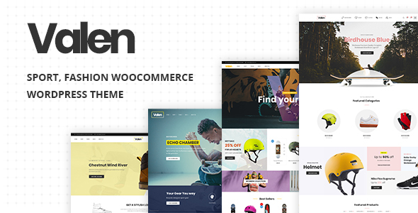 瓦伦-体育，时尚WooCommerce WordPress主题