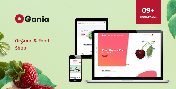 Ogania-有机食品WooCommerce WordPress主题
