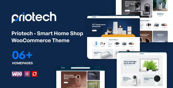 Priotech-智能家居商店WooCommerce主题