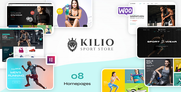 Kilio-体育商店WooCommerce WordPress主题