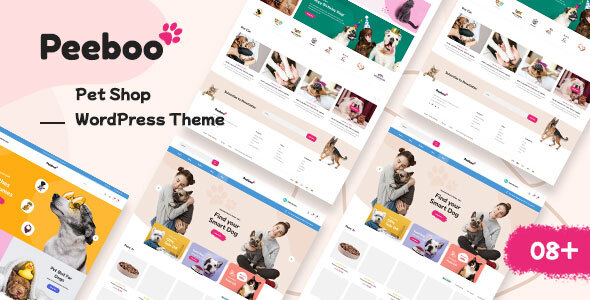 Peeboo–宠物商店WooCommerce WordPress主题