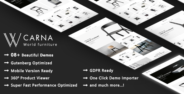 Carna |豪华家具WooCommerce WordPress主题