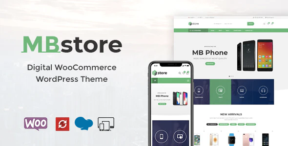 MBStore-数字WooCommerce WordPress主题