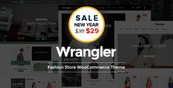 Wrangler-时尚商店多用途响应WooCommerce WordPress主题